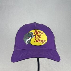 Bass Pro Shops Hat Cap Snap Back Trucker Mesh Fishing Mens One Size